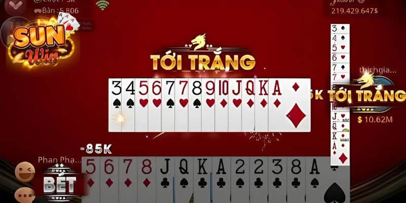 Tiến Lên Đếm Lá - Hướng Dẫn Cách Chơi Chi Tiết Từ A - Z 3 Các trường hợp tới trắng mà không cần phải đánh bất kỳ một con nào